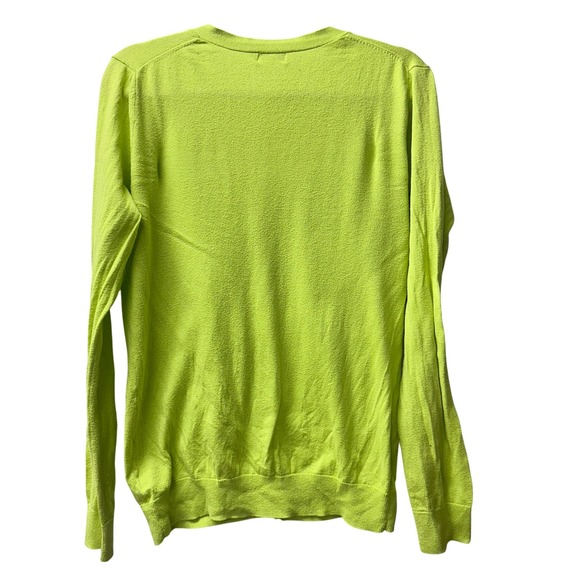 Gap Green Thumb V-Neck Button Cardigan Sweater Medium - Picture 6 of 6